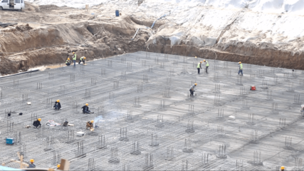 中國(guó)鐵建港航局小清河復(fù)航工程施工四標(biāo)項(xiàng)目部王道船閘全面開(kāi)工